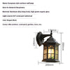 European-style Garden Balcony Wall Lamp Outdoor